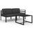 vidaXL 3107779 Loungesæt, 1 borde inkl. 2 sofaer