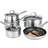 Prestige Scratch Guard Stainless Steel Cookware Set with lid 5 Parts