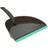 JVL Dustpan and Bristle Brush Set Grey/Turquoise