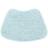 Kaleidoscope Buddy Bath Washable Curve Mat Blue