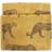 furn. Leopard Animal Jacquard Hand Guest Towel Gold