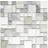 HUH Mosaik Kvartsit/Aluminium Mix Pris Per Ark 30x30cm