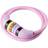 BURG WÄCHTER Kids Combi Lock Cable Rose 10x65