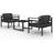 vidaXL 3107780 Loungeset, 1 Bord inkl. 2 Stolar