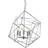 Searchlight Cube Pendant Lamp 57.5cm