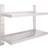 vidaXL 2-Tier Vägghylla 100cm