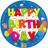 Procos Disposable Plates Happy Birthday 8-pack