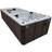 Canadian Spa Co Swim Spa Spa Company St. Lawrence Swim Spa, 3 Seats Chocolate