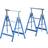 Homcom Steel Builders Twin-Set Telescopic Trestle Blue