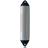 Polyform Fender f4 grå 220x1040 mm