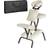 tectake Massagestol i konstläder beige