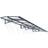 Canopia by Palram Grå Palram - Canopia Amsterdam Door Canopy, H330mm W4470mm D688mm