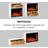 Klarstein Mauna Loa Electric Fireplace 2000 W LED Flames Remote Control Wood Shelf