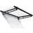 Canopia by Palram Grå, Sort Palram - Canopia Bremen Door Canopy, H187mm W1500mm D935mm