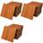 Deuba Decking Tiles 33Pcs Acacia Wood 30x30cm