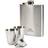 Trespass Dramcask Stainless Steel Hip Flask - Grey Hip Flask