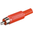 Goobay Pro RCA plug red