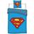 Licens Superman sengetøj - 140x200 cm - Superman logo - 2 140x200cm