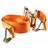 Staco Lastestrop 2000 kg 38mm x 6m Orange med skralde & J-krog lastekapacitet 1000kg