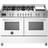 Bertazzoni Bertazzoni PRO126G2EBIT Professional gaskomfur, 120 Hvid