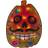 Northlight 15 Lighted Sugar Skull Pumpkin Halloween Window Silhouette