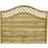 Forest Garden Pressure Treated Decorative Europa Prague Fence 5-pack 150x180cm