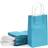 Blue Panda 25 Pack Kraft Blue Goodie Bags with Handles for Gift Bags Shopping 9 x 5 x 3 in