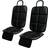 Mho+All Bilsätesskydd, 2-pack bilstolskydd för barnstolar, halkfri enkel rengöring baby bilbaksätesskydd, ISOFIX-kompatibel(svart)