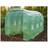 Vounot Polythene Greenhouse 6m² Rostfritt stål Plast