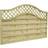 Forest Garden Pressure Treated Decorative Europa Prague Fence 4-pack 180x120cm