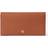 Lauren Ralph Lauren Crosshatch Leather Slim Wallet - Brown