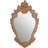 Premier Housewares Antique Brown Rococo Wall Mirror