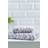 Fusion Animal Print Jacquard Bath Towel Grey, White