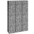 vidaXL Gabioner 3 st 30x30x150 järn