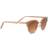 Serengeti Lela Shiny Rose/Shiny Gold Metal/Polarized Drivers
