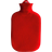 Sipacare Varmedunk M. Fleece Betræk Rød (2,0 L)