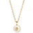 Georg Jensen Daisy Large Necklace - Gold/White