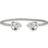 Caroline Svedbom Mini Drop Bracelet - Silver/Transparent