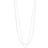 Pilgrim Mille Necklace - Silver/Transparent