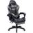 Neo Grey Sport Racing Gaming Office Chair With Footrest