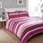 Rapport Furnishings Stratos Flannelette Duvet Cover Purple, Pink (200x200cm)