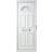 B&Q Sunrise External Door Obscure Glass L, R (84x205.5cm)