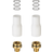 Hansgrohe lækagesikringer 1/2" 2 Krom, Hvid