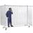 EUROKRAFTbasic Protective screen, mobile, with lamella curtain Udhusdør Klart glas (x210cm)