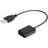 Boya USB A-2x3.5mm M-F