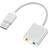 MTK Externt Ljudkort Usb 3,5 Hörlurs- Och