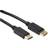 Iiglo Displayport kabel 1m sort 1m