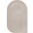 Layered Layered Circular uldtæppe 180x270 oatmeal Beige cm