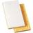 Boardwalk Scrubbing Sponge, Light Duty, 3 3/5 1/10, 7/10' Thick, Yellow/White, 20/Ct