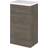 Hudson Reed Fusion Grey Avola 500mm wc Unit & Top (355mm Deep)